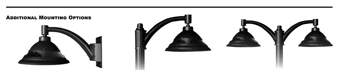 Sculptor Bell Pendant Decorative Pole Mounted Luminaire, 46W or 78W - view 3