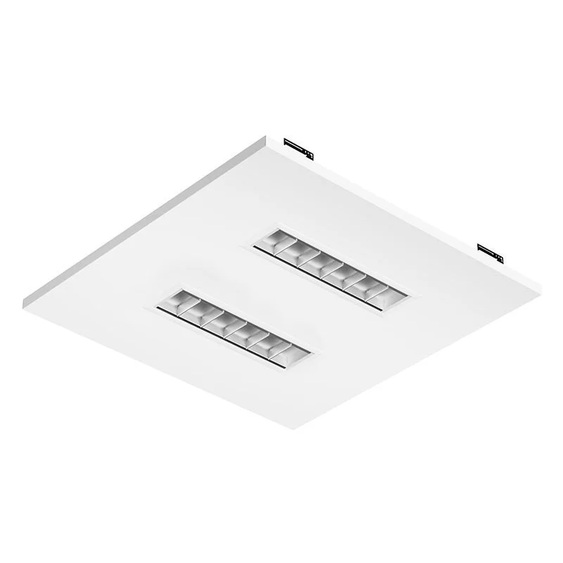 SCX Series, 20W, 2x2, Architectural Drop in T-Bar Light, MCT, Louver Lens, Dimmable