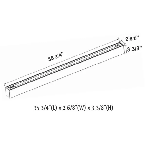 SCX Series 4Ft. Long By 2-3/4" Wide Indirect Linear Fixture - CCT Adjustable - view 2