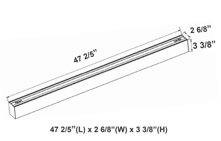 SCX Series 4Ft 40W Linkable Linear LED Light With Selectable CCT - view 2