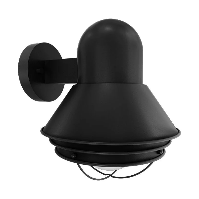 Seaside Outdoor Wall Lantern, Power and CCT Adjustable, Horizontal Arm