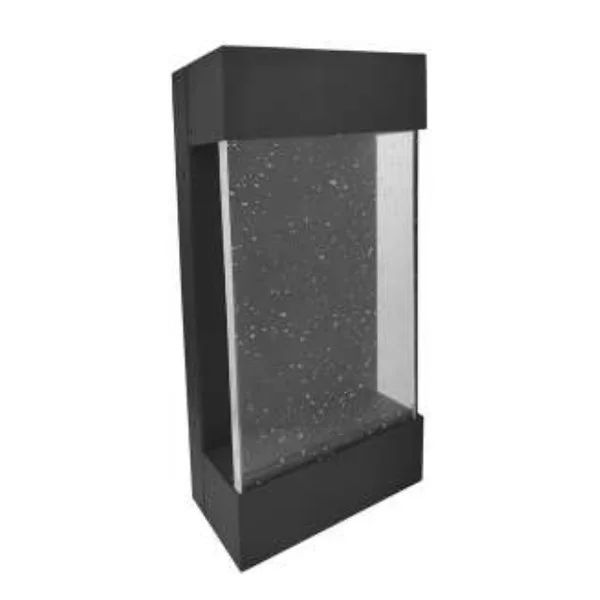 Seeded Glass Wall Sconce, 3CCT, 12W, 1200LM, 30K/40K/50K, 12in, Oil-Rubbed Bronze