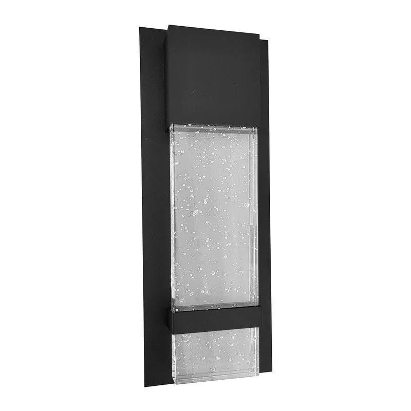 Seeded Glass Wall Sconce, 3CCT, 12W, 1200LM, 30K/40K/50K, 14in, Oil-Rubbed Bronze - view 2
