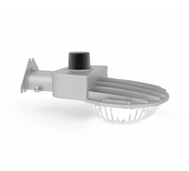 SekTor Dusk to Dawn, 40 W, 5000K, 120-277VAC, Gray Finish, 3 Pin Receptacle