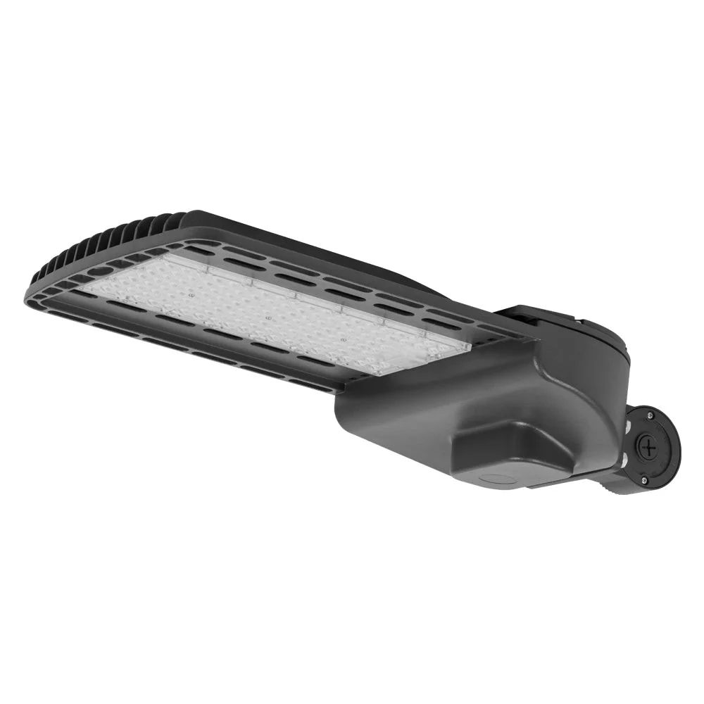 Selectable LED Shoebox Light, 60W-150W, 120-277V, 4000K/5000K CCT Selectable, Type 3, Dark Bronze