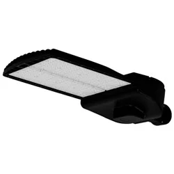 Selectable Power LED Shoebox Light Fixture, 120W/180W/240W/300W, 4000K/5000K CCT Selectable, Type III Optics, Black F...