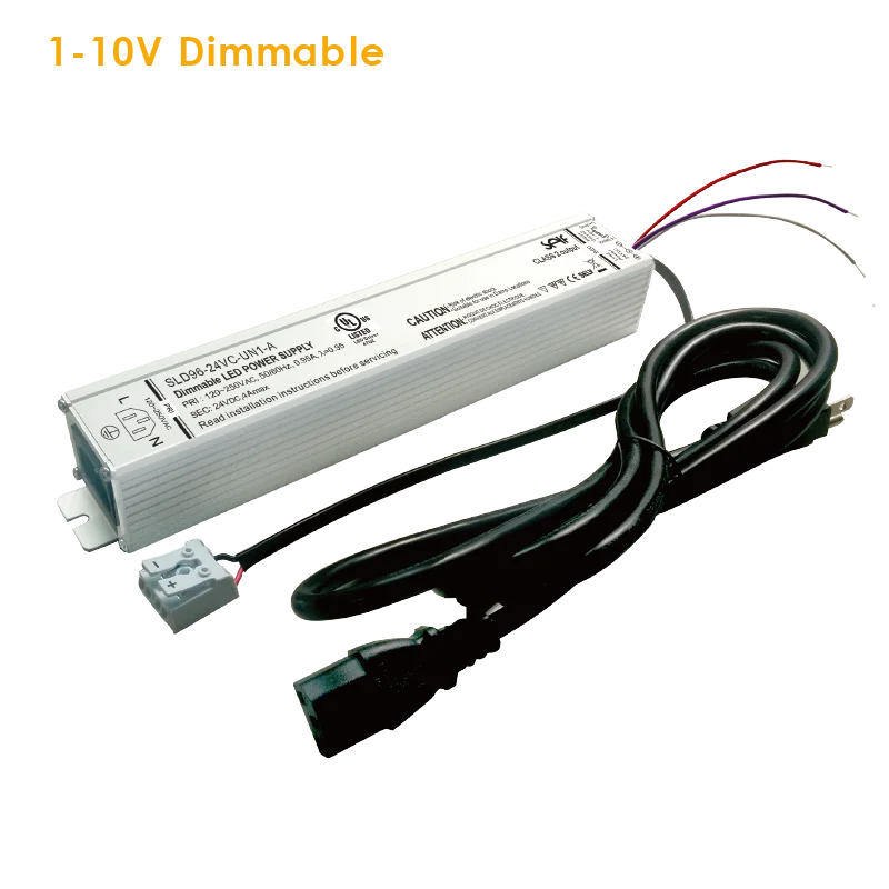 Self Electronics Dimmable LED Driver, 96W, 24V, NA3 Plug, DEGSON Connector
