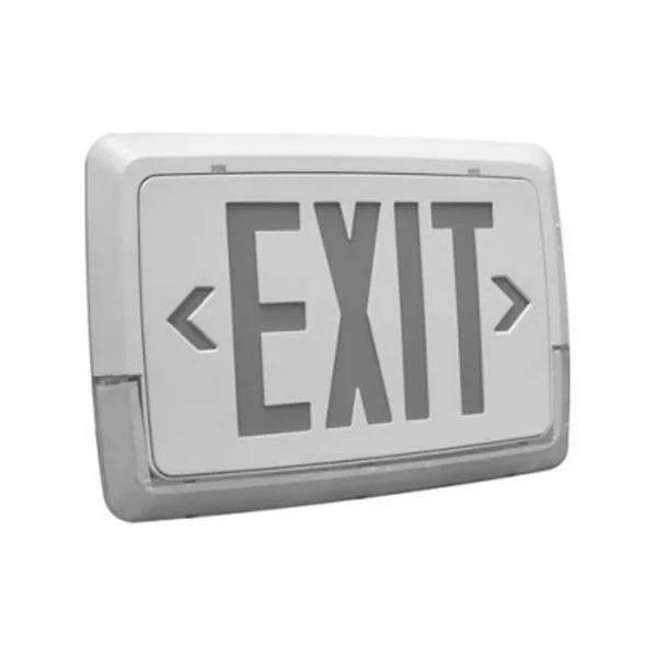 Single Face Low Level All LED Thermoplastic Exit & Emergency Combo - view 2