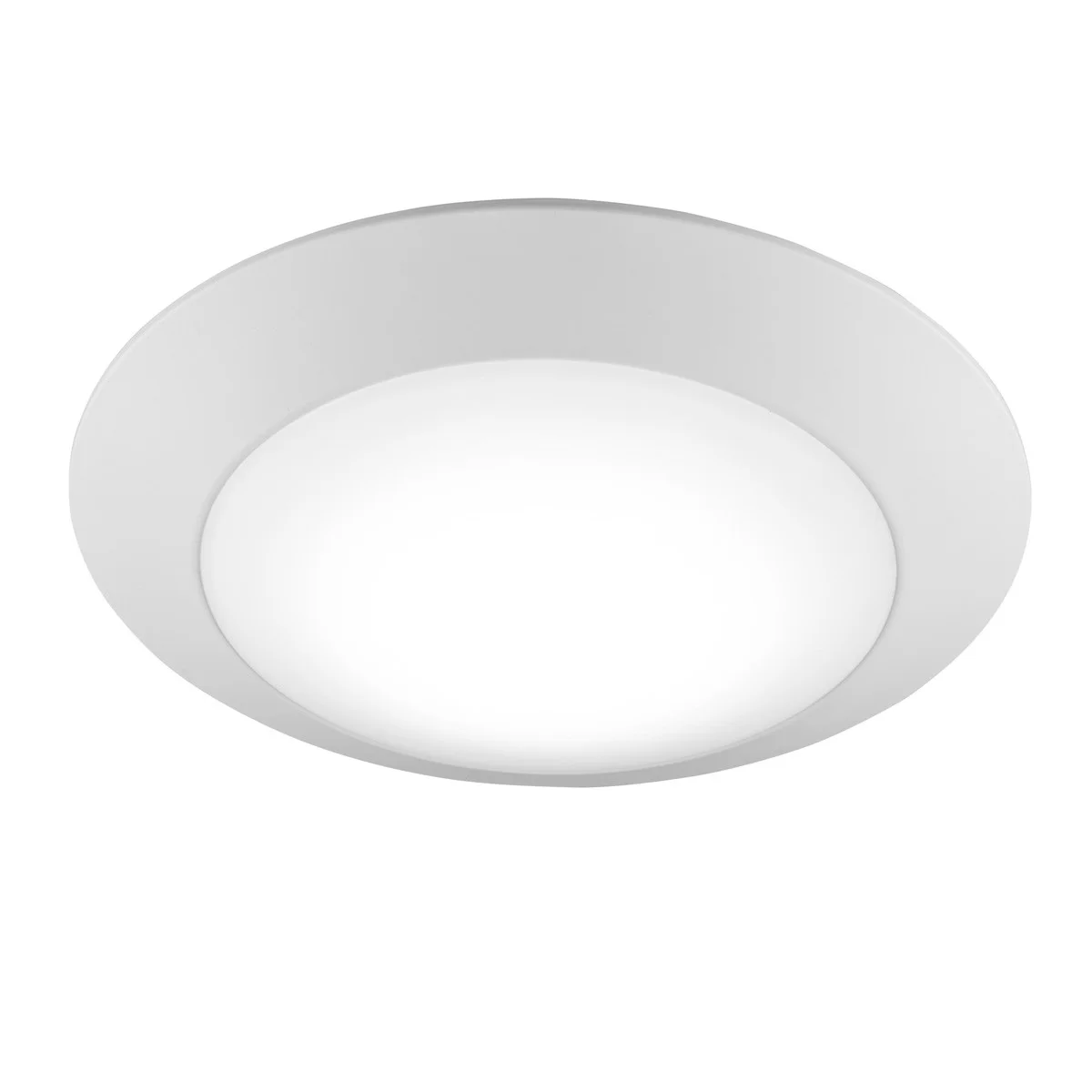Slim 6" 5CCT LED Disc Downlight, White, 6", Motion Sensor, Photo Cell, 2700K|3000K|3500K|4000K|5000K, 14W, 120V