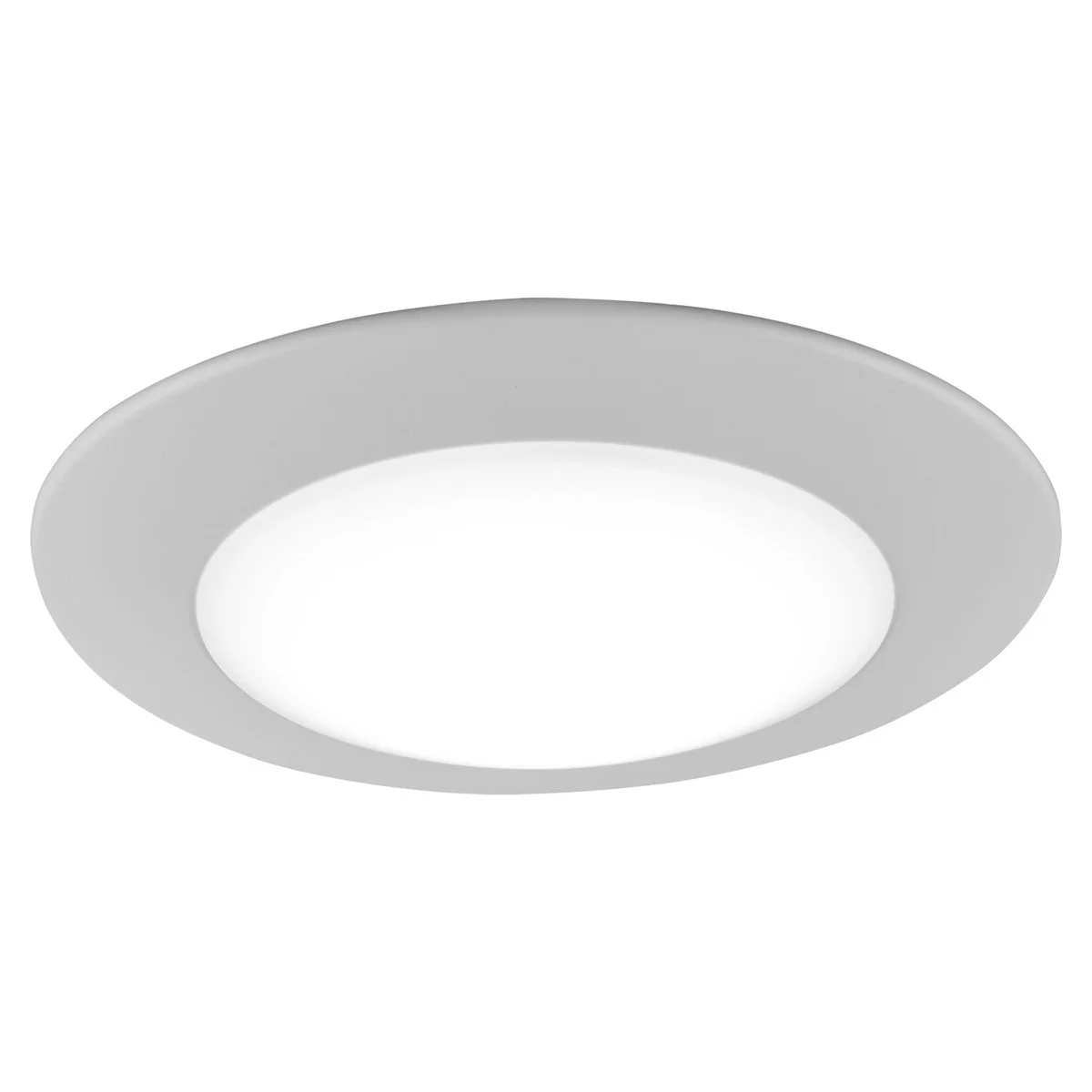 Slim 9" LED Disc Downlight, White Finish, 3000K, 17W, 120V