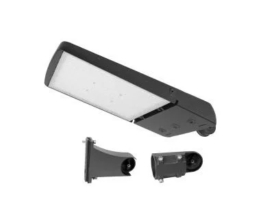 Slim Area Light, 75/85/100W, Universal 120-277V, Type III, IV or V Distribution, CCT/Wattage Selectable (3000K/4000K/...