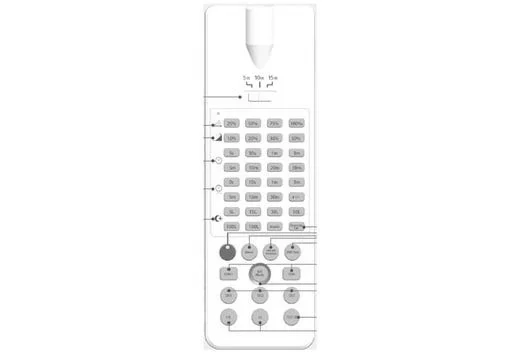Slim Canopy Microwave Motion Sensor, Remote, RC2B