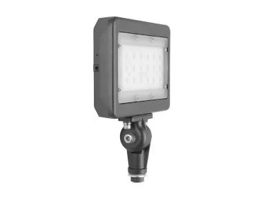 MaxLite Slim Flood, 29W, 120-277V, 3000K, Bronze Finish, Knuckle