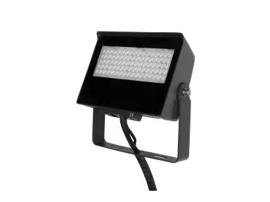 Slim Flood, 45W, Adjustable Beam Angle, CCT Selectable (3K/4K/5K), Bronze, Knuckle and Yoke Mount, Photocell