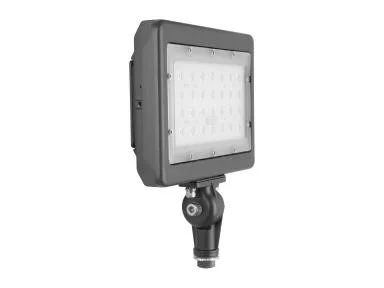 Slim Flood, 50W, 120-277V, Narrow Beam, 4000K, Bronze, Knuckle 1/2” Threaded or Yoke