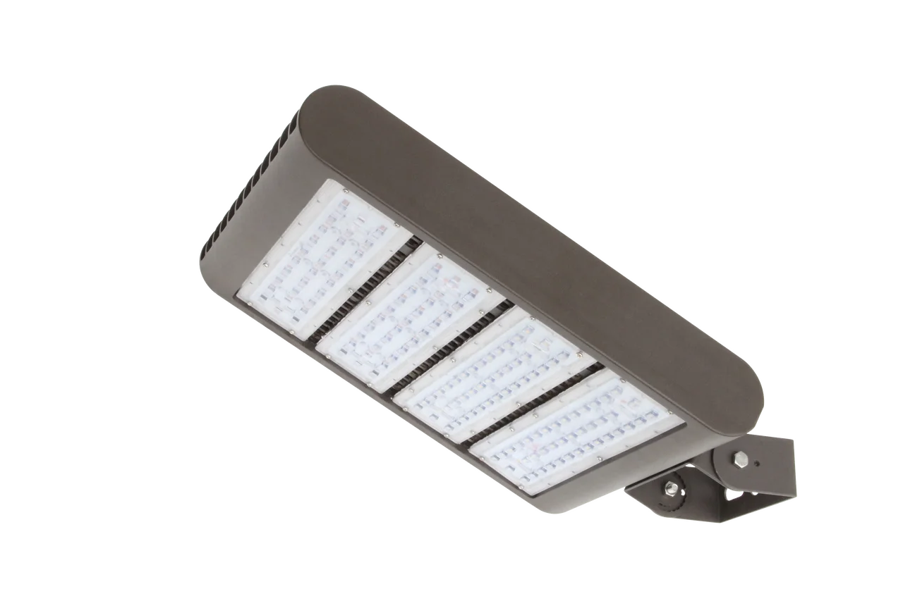 Slim LED Flood, 100~277V, 220W, 22000LM, 3000K, Dark Bronze, IP65, Dimmable Ul, DLC With Small Y...
