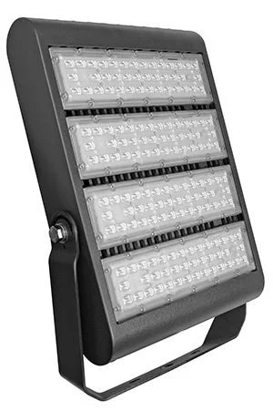 Slim LED Flood, 100~277V, 300W, 30000LM, 5000K, Dark Bronze, Trunnion, IP65, Dimmable Ul, DLC