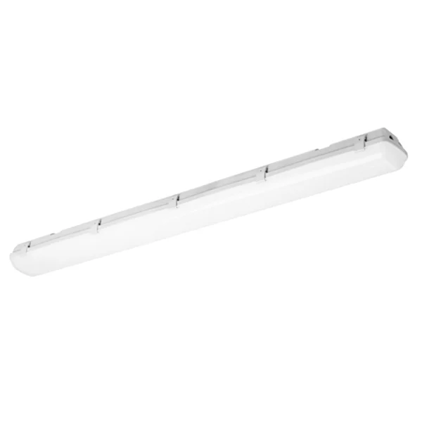 Slim LED Linear Vapor Tight Luminaire, 4 Foot, Field Adjustable Color Temperature, 34W/38W/45W