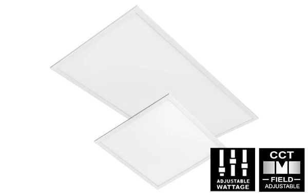 Slim LED Panel Back-Lit, 2'x2', Field Adjustable, 80+ CRI