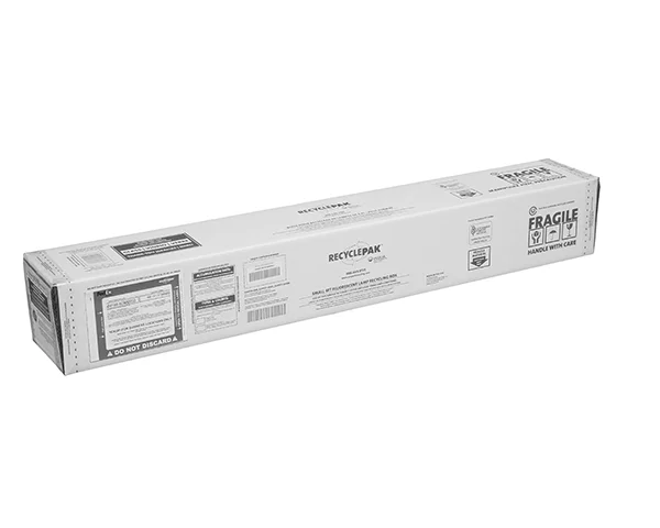 Small 4ft Fluorescent Lamp Recycling Box, 10/Case