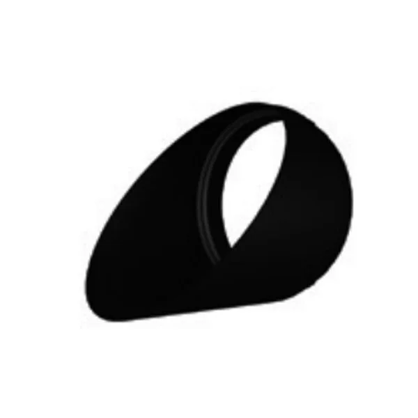 Large Wall Wash, Black, ORBIT TRACK HEAD L