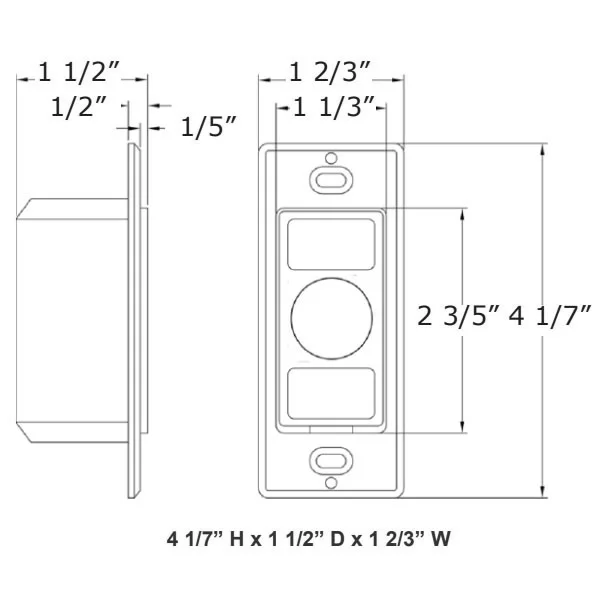 Smart Lighting Control Wall Switch 300W TRIAC, WiFi Enabled - view 2