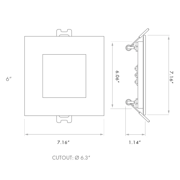 Smart Mini Panel, 6", Square, RGB + Tunable White - view 2