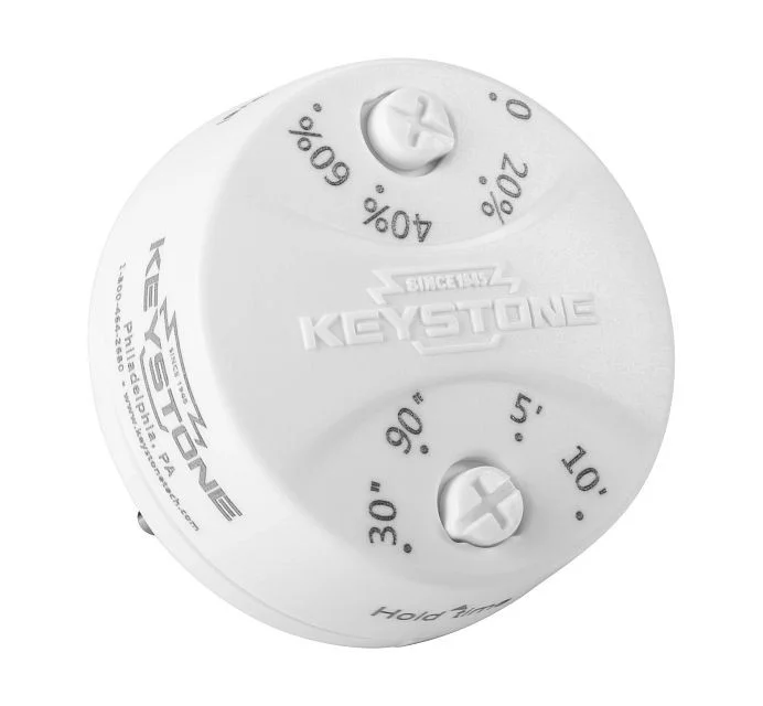 SmartPort LED Microwave Occupancy sensor. On / Off with Adjustable Standby dimming level. 12V Input, 3.5mm Standard AUX