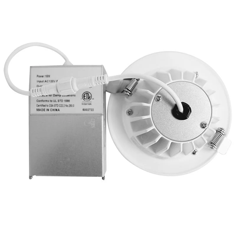 SNAP-IN 4in Recess Light 15W 5CCT 1200LM C90 Dim SMOOTH/BAFFLE - view 4