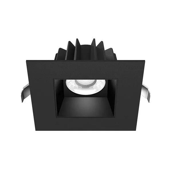 2" LED Snap-In Recessed Lights, Black, Selectable Color Temperature, 9W