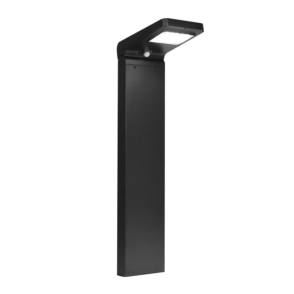 Solar LED Square Bollard Light, 5W, 5000K, Black - view 3