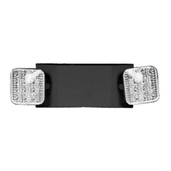 SPEC Series Large LED Emergency Light, Black Wall & Ceiling, 1.2W, NiCd Battery