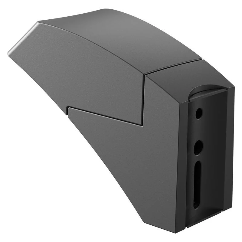 60 W Outdoor Post Disk LED Light with Pole and Wall - view 2