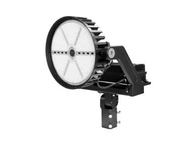FieldMax Sports/HO Flood, 515W, 120-277V, 4000K, Medium, Black, Knuckle Mount