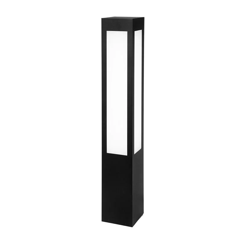 Square Bollard Light, 10W/18W/25W, 55LM/W, 35K/40K/50K, Bronze
