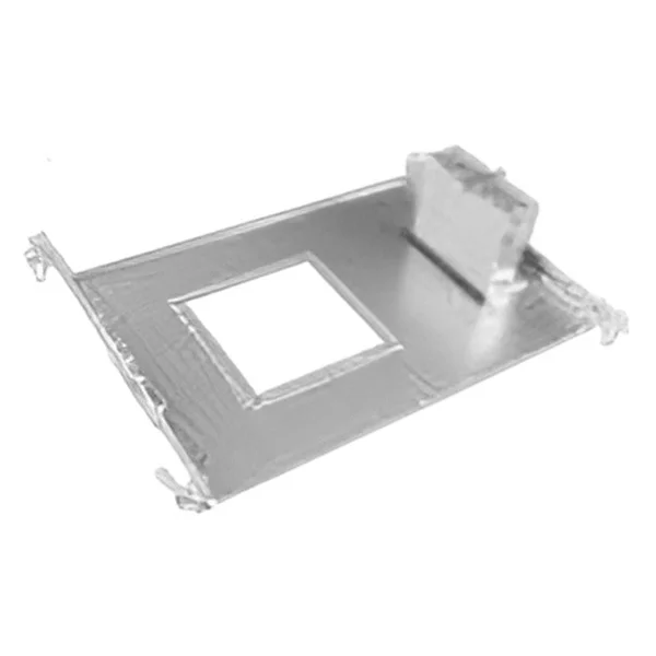 Square Mounting Plate with Brackets and J-Box, 4/6 in