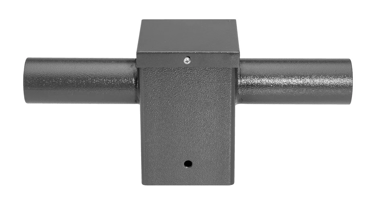 Square Double Pole to Tenon Adapter, Pole Tenon Size 4-3/8", for Area and Flood Lights - view 3