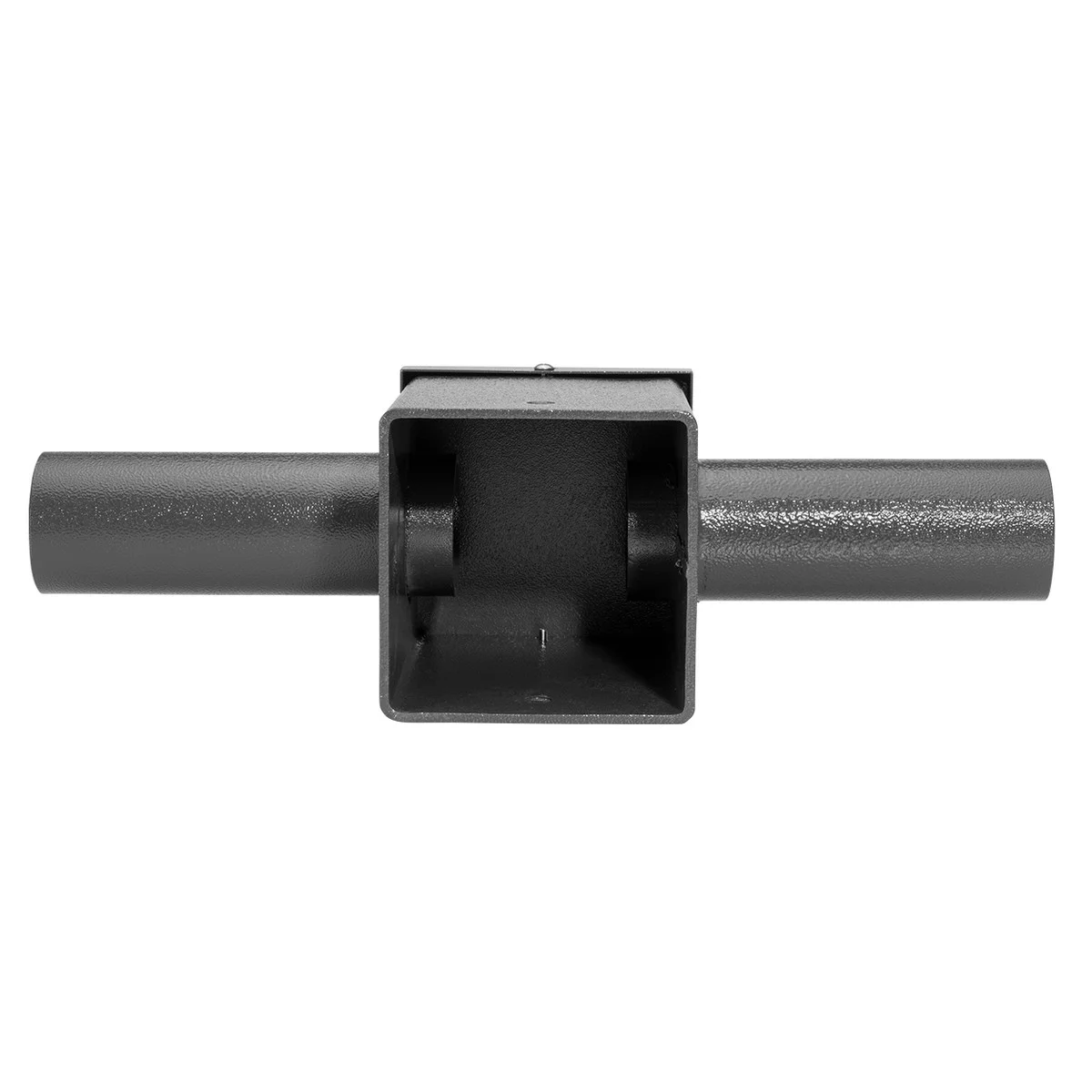 Square Double Pole to Tenon Adapter, Pole Tenon Size 4-3/8", for Area and Flood Lights
