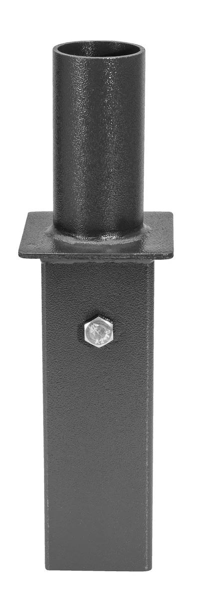 Square Single Pole to Tenon Adapter, Pole Tenon Size 3", Bronze Finish - view 4