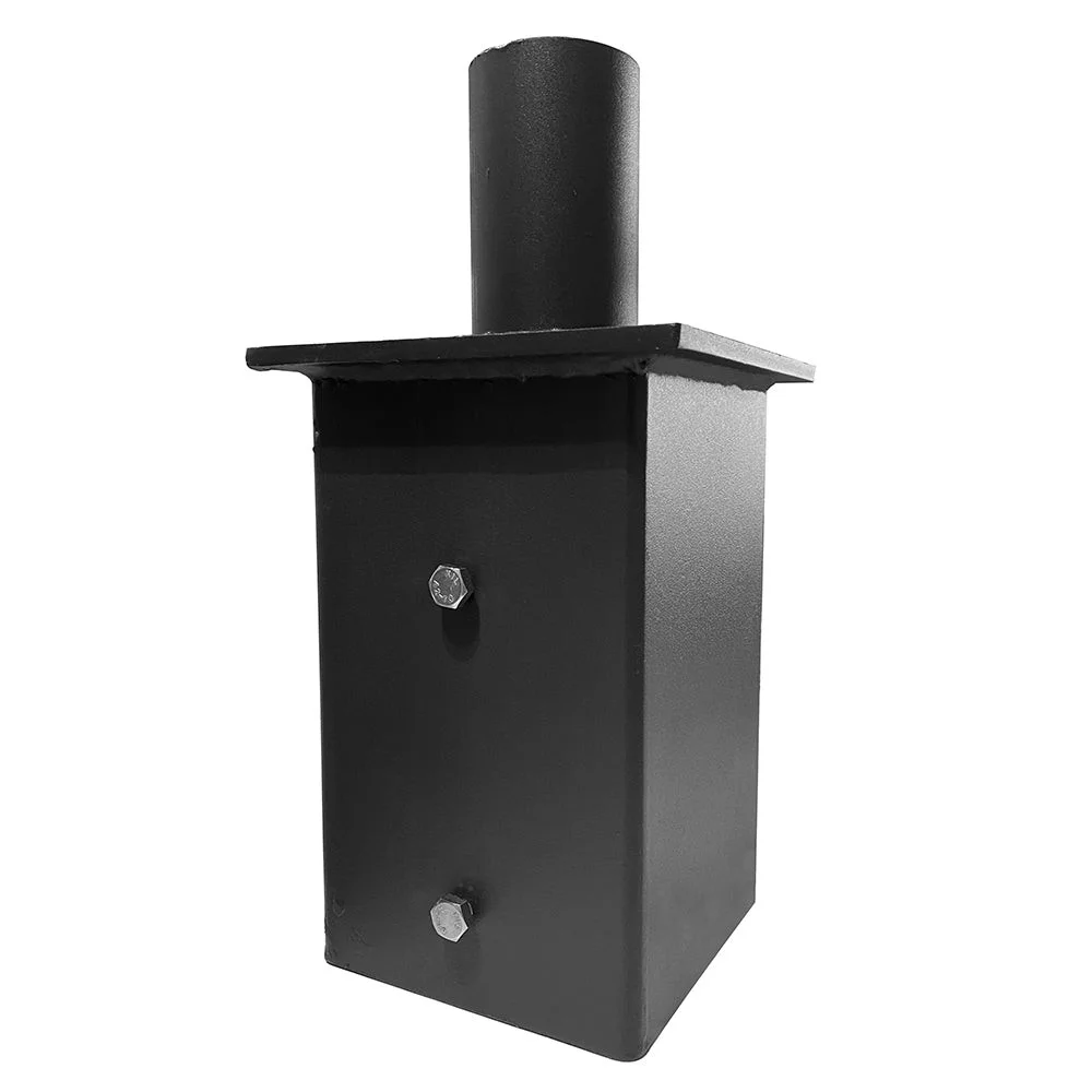 Square Tenon Adaptor 6 inch, Vertical Tenon Steel Tubing