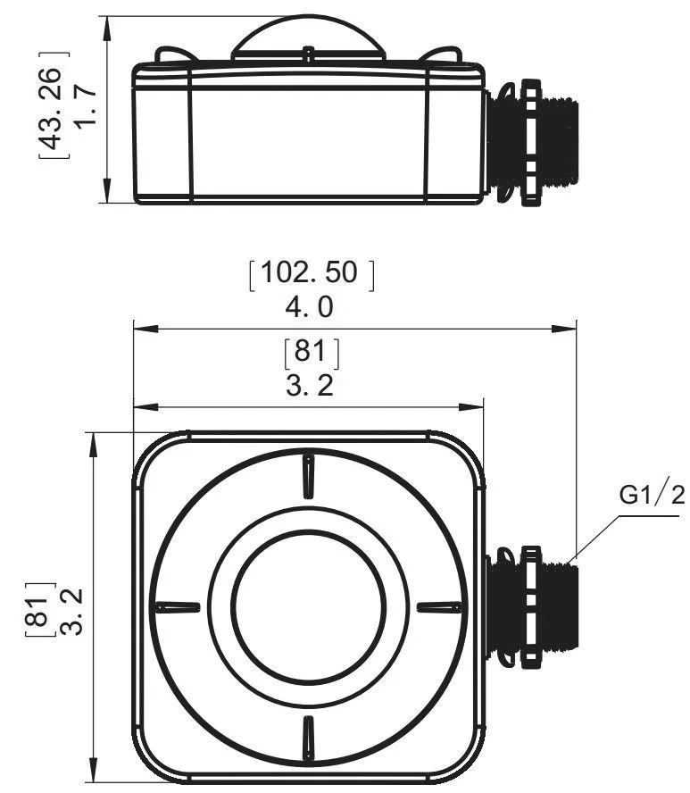 Standard Motion Sensor with Manual Settings, 120/277V, 800/1300W max - view 4