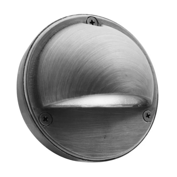 Step Light, 12V/20W Max, Solid Bronze, Jc BI-PIN, Antique Bronze, W/ 3FT. Cable