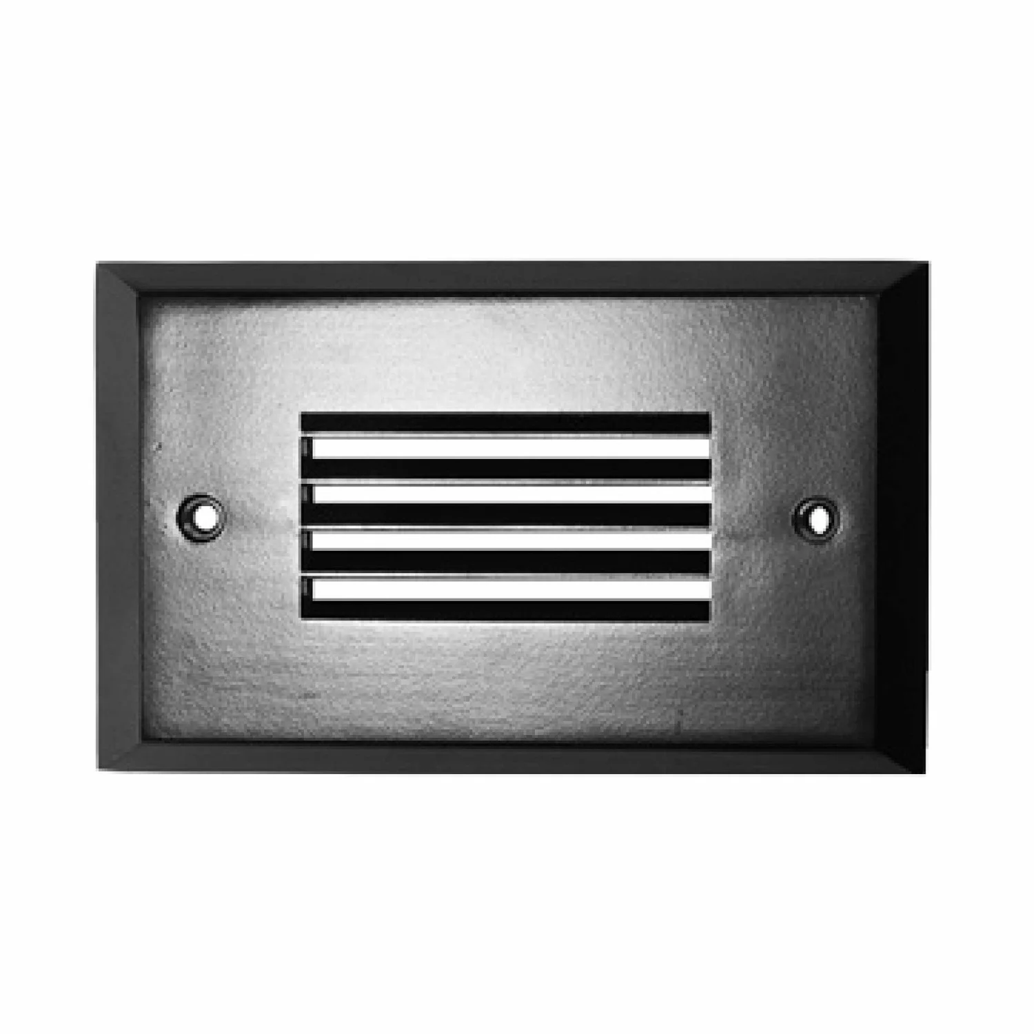 Step Light Horizontal Louver Face Plate, Oil Rubbed Bronze Finish
