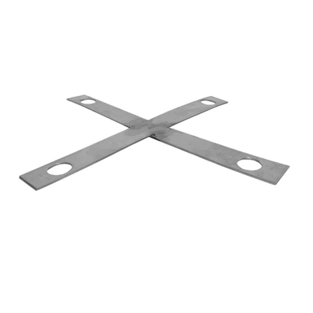 Straight Square Steel Pole Cross Anchor Bolt Position Plate, 30 ft Square Steel Pole, for HAL-BM24SL914-S / HAL-SPP25...