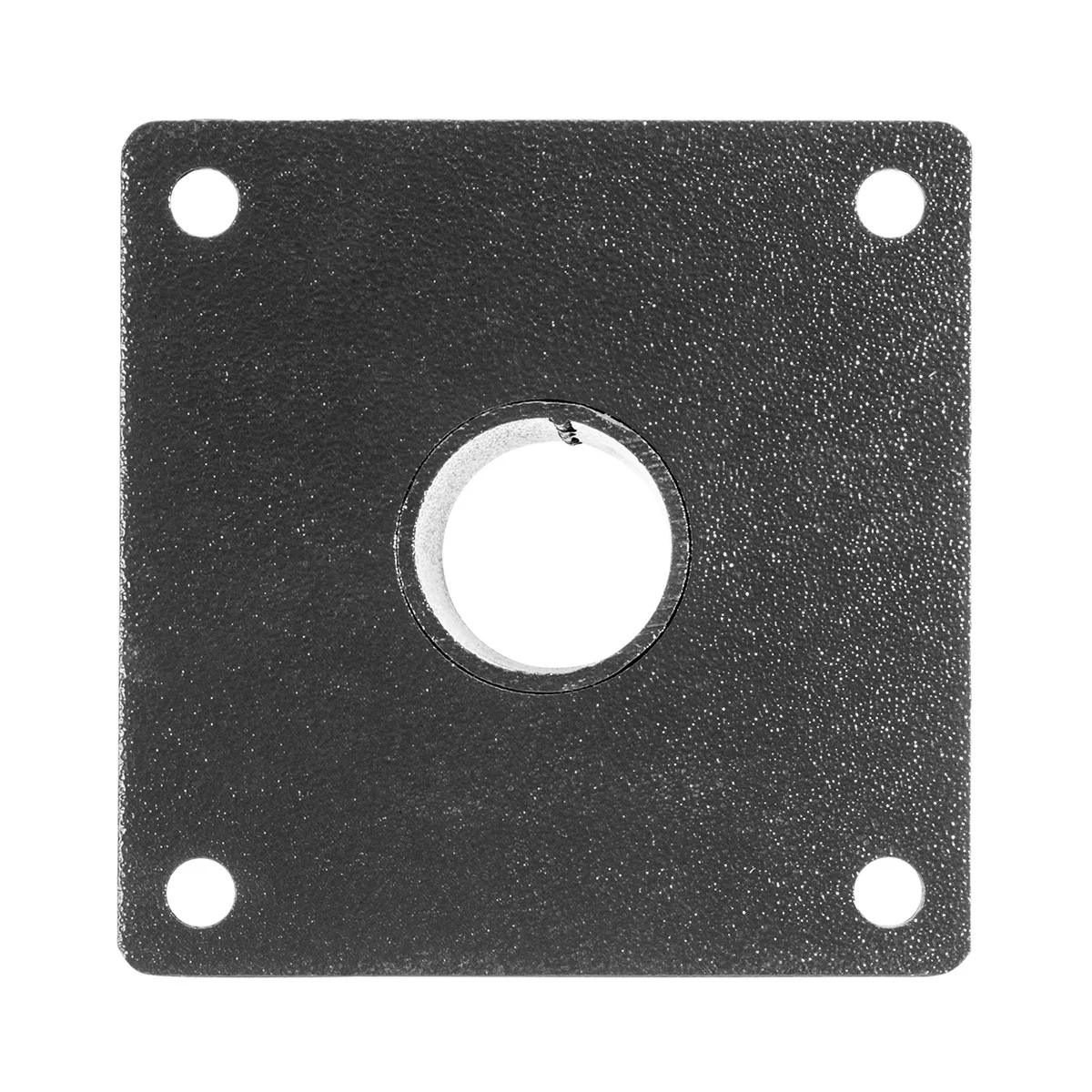 Straight Surface Mount Bracket, Bronze Finish, Steel Construction, Max Arm Weight 110 Lbs, Pole Tenon Size 2" - view 3