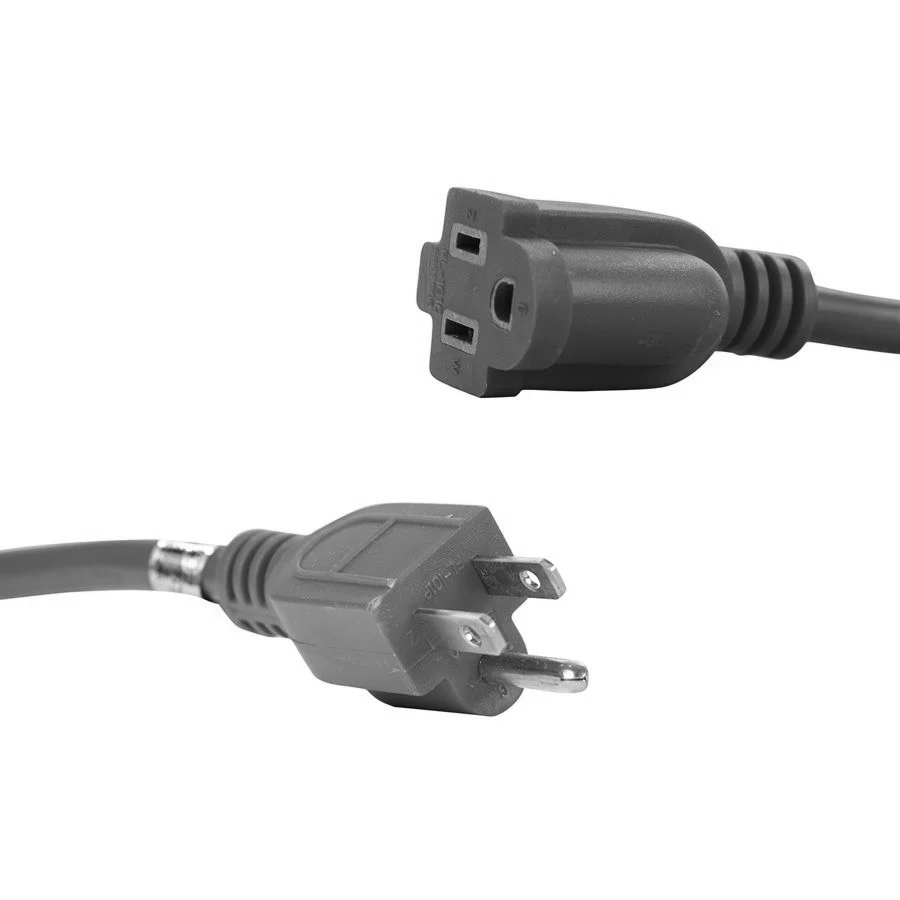 Outdoor Extension Cord, 100-Foot, Heavy Duty, Three Prong Grounded Plugs, Long Power Wire, UL Listed, 14 Gauge, Meets...