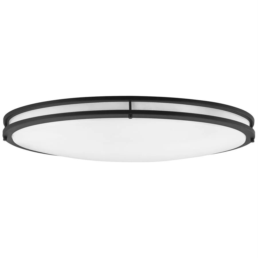 Sunlite 49175-SU 32" Oval Double Band Trim Flush Mount Light Fixture, 35W, 3000lm, 3000K|4000K|5000K, 100-277V, CRI 8...