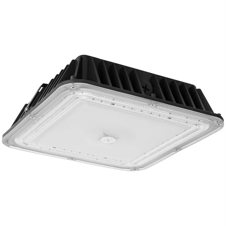 Sunlite 85676-SU LED Outdoor Canopy Fixture, 40W/60W/80W, 5040/7560/10080 lumens, 3000K/4000K/5000K, 120-277V, 0-10V ...