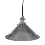 Sunlite Antique Brass Pendant Fixture, Farmhouse Country-Chic Style, 10-Inch Canopy Cage, 48-Inch Braided Cord, Mediu...