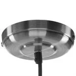 Sunlite Antique Brass Pendant Fixture, Farmhouse Country-Chic Style, 10-Inch Canopy Cage, 48-Inch Br...
